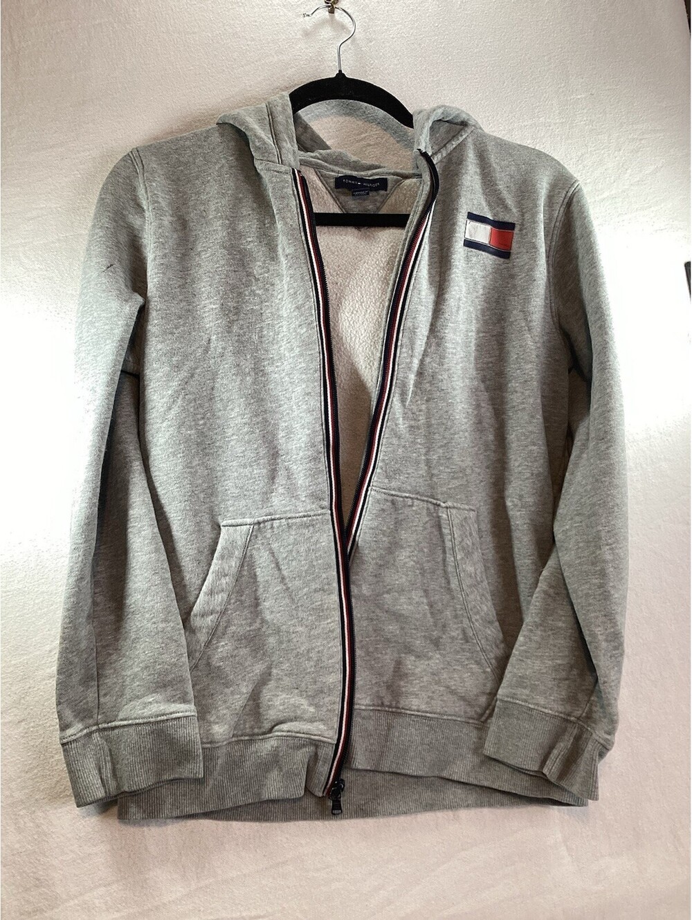 TOMMY HILFIGER Boys Size Large 16/18 Sweatshirt Hoodie Full Zip & Pullover